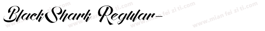 BlackShark Regular字体转换